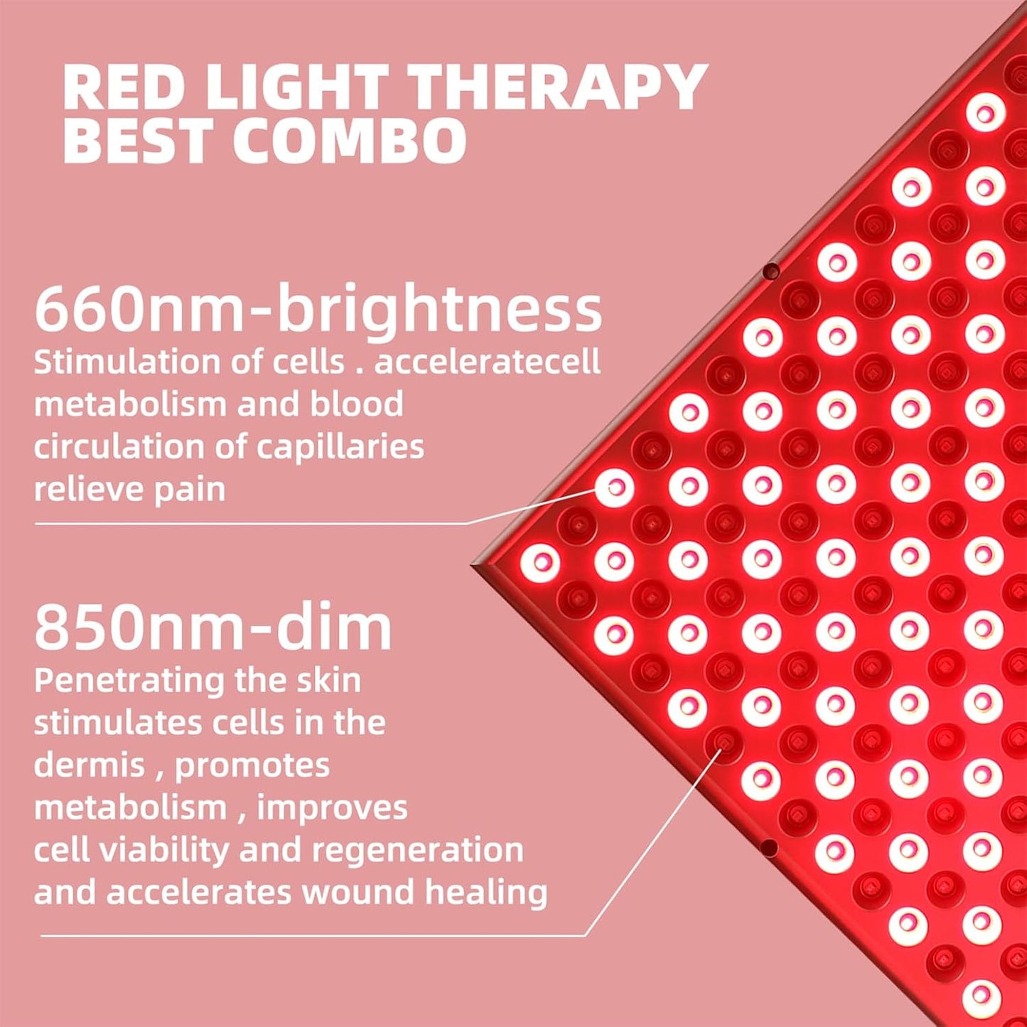 Prado Labs LED Red Light Therapy Panel